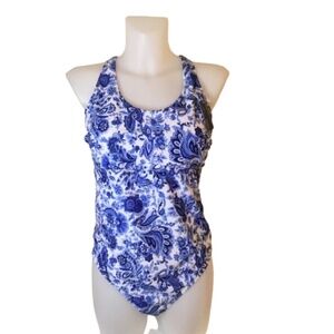 Women’s Plus Size Paisley One Piece Bathing Suit